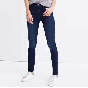 Madewell 10" High-Rise Skinny Jeans in Hayes Wash size 26